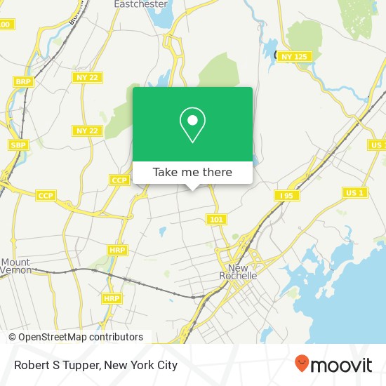 Mapa de Robert S Tupper