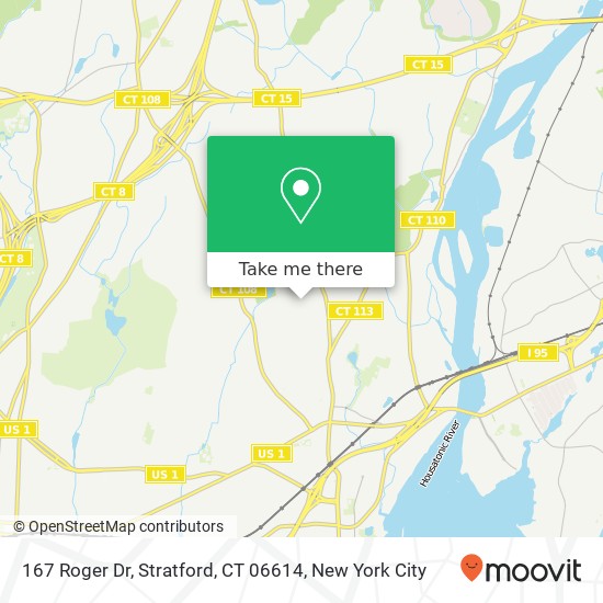 167 Roger Dr, Stratford, CT 06614 map