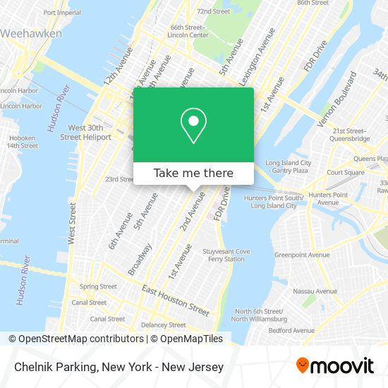 Chelnik Parking map