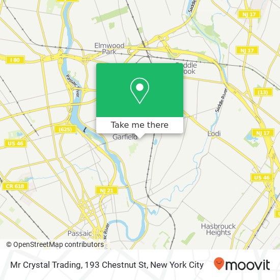 Mapa de Mr Crystal Trading, 193 Chestnut St