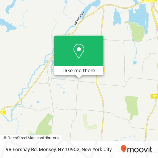98 Forshay Rd, Monsey, NY 10952 map