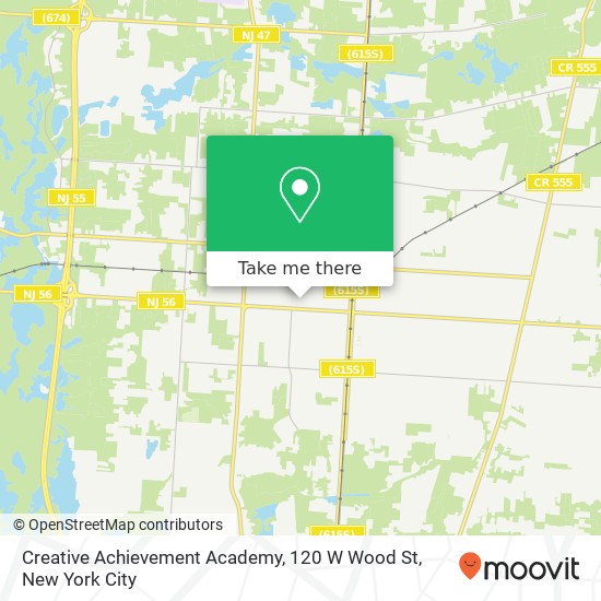 Creative Achievement Academy, 120 W Wood St map