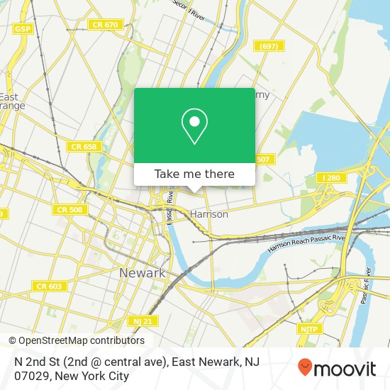 N 2nd St (2nd @ central ave), East Newark, NJ 07029 map