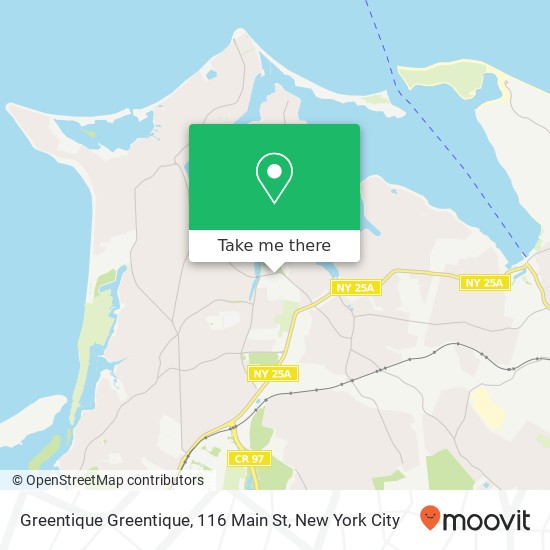 Mapa de Greentique Greentique, 116 Main St