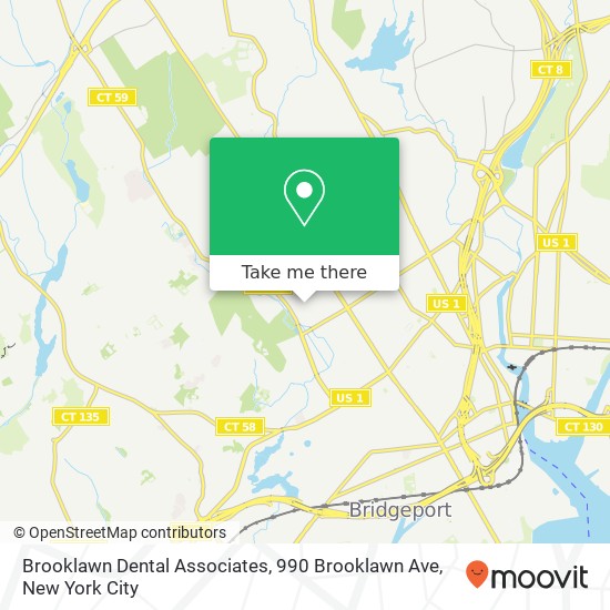 Brooklawn Dental Associates, 990 Brooklawn Ave map