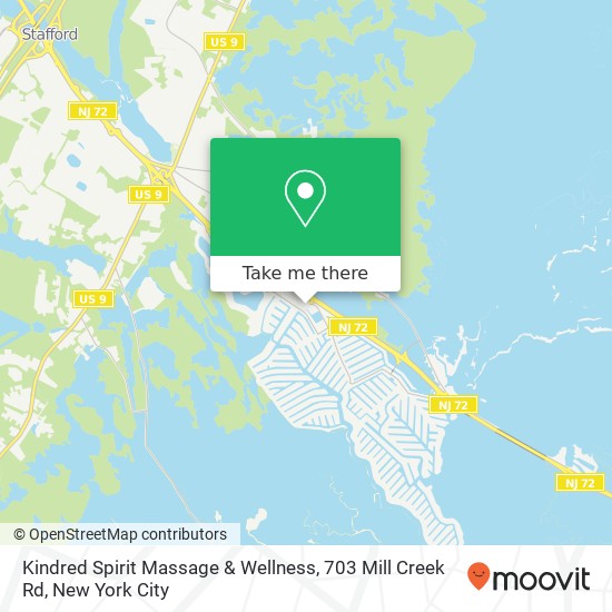 Kindred Spirit Massage & Wellness, 703 Mill Creek Rd map