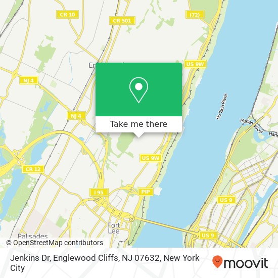 Jenkins Dr, Englewood Cliffs, NJ 07632 map