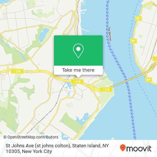 St Johns Ave (st johns colton), Staten Island, NY 10305 map
