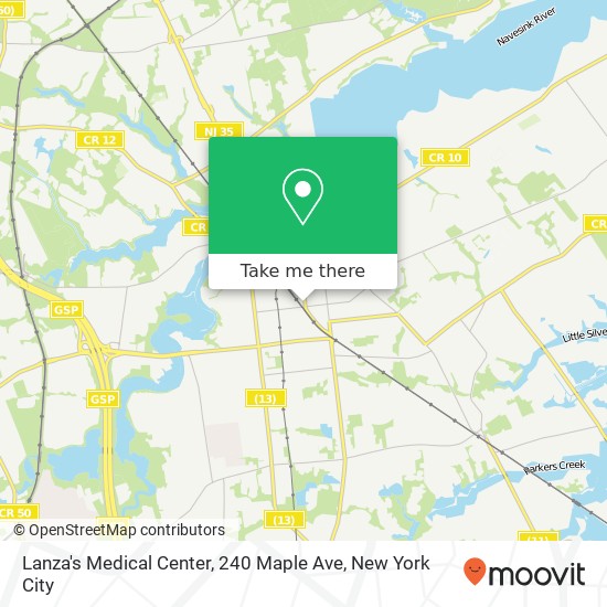 Lanza's Medical Center, 240 Maple Ave map