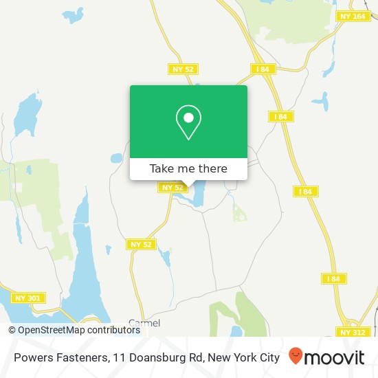 Powers Fasteners, 11 Doansburg Rd map