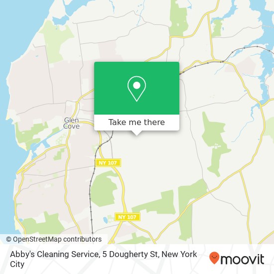 Abby's Cleaning Service, 5 Dougherty St map