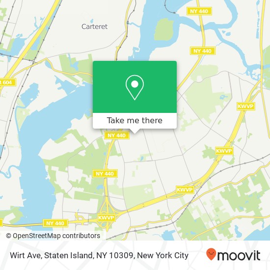 Wirt Ave, Staten Island, NY 10309 map