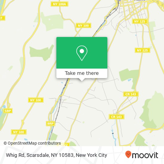 Whig Rd, Scarsdale, NY 10583 map