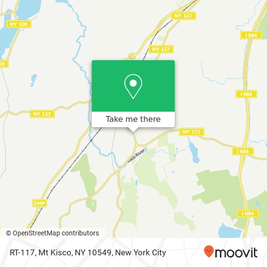 Mapa de RT-117, Mt Kisco, NY 10549