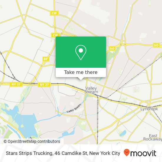 Mapa de Stars Strips Trucking, 46 Camdike St