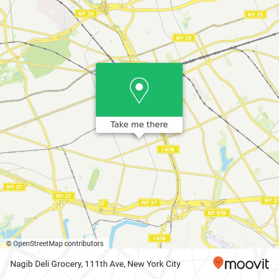 Mapa de Nagib Deli Grocery, 111th Ave