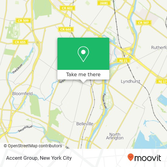 Accent Group map