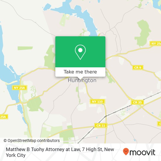 Matthew B Tuohy Attorney at Law, 7 High St map