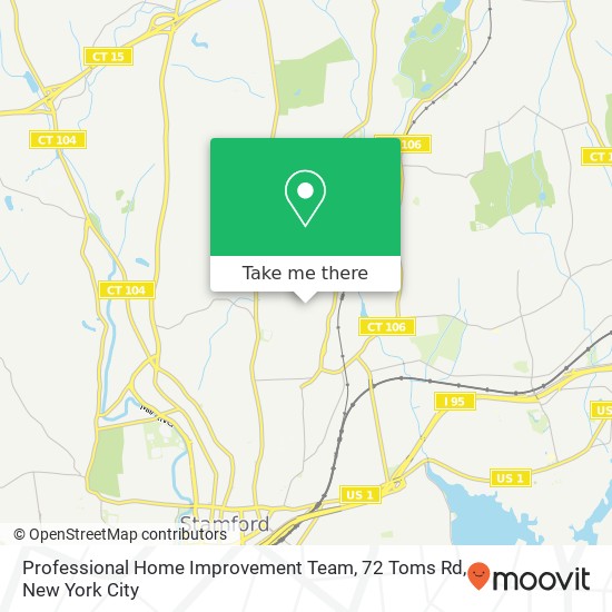 Professional Home Improvement Team, 72 Toms Rd map