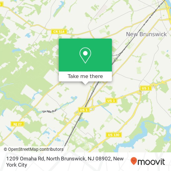 1209 Omaha Rd, North Brunswick, NJ 08902 map