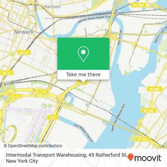 Mapa de Intermodal Transport Warehousing, 49 Rutherford St