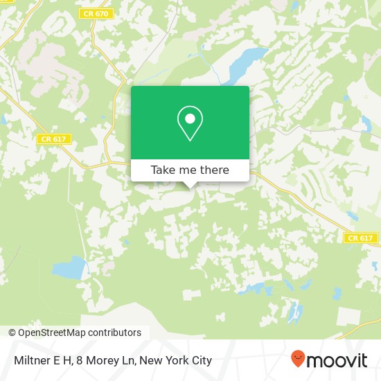 Mapa de Miltner E H, 8 Morey Ln