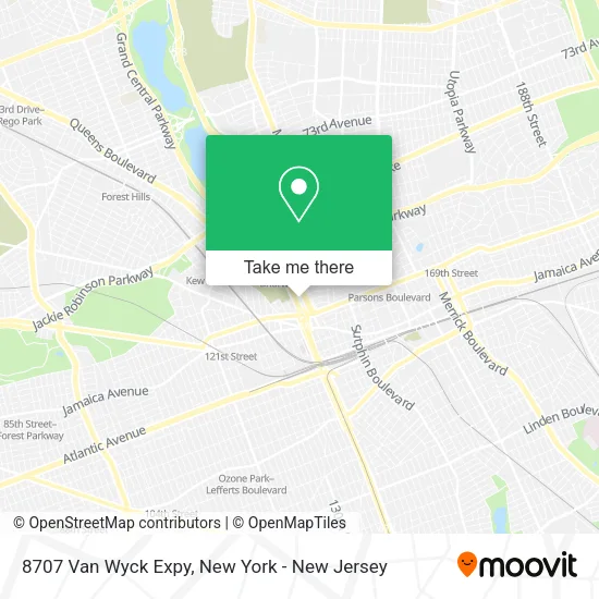 8707 Van Wyck Expy map