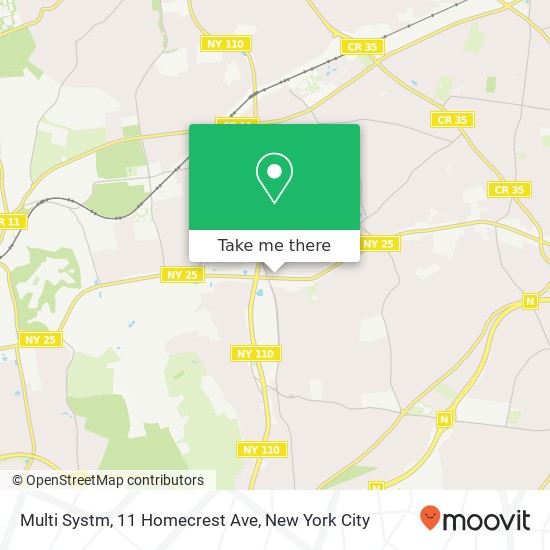 Mapa de Multi Systm, 11 Homecrest Ave