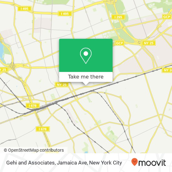 Mapa de Gehi and Associates, Jamaica Ave