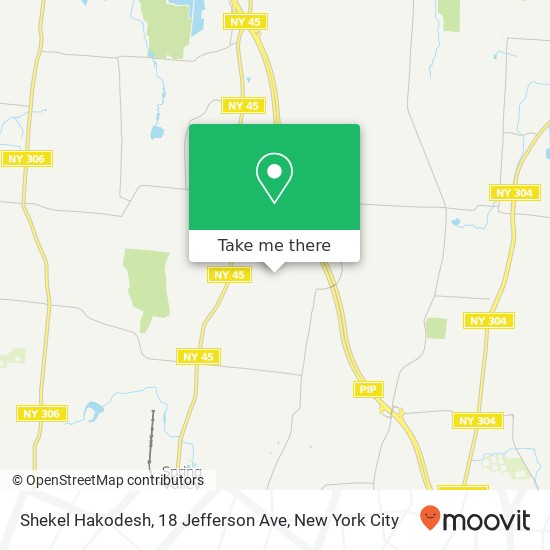 Mapa de Shekel Hakodesh, 18 Jefferson Ave