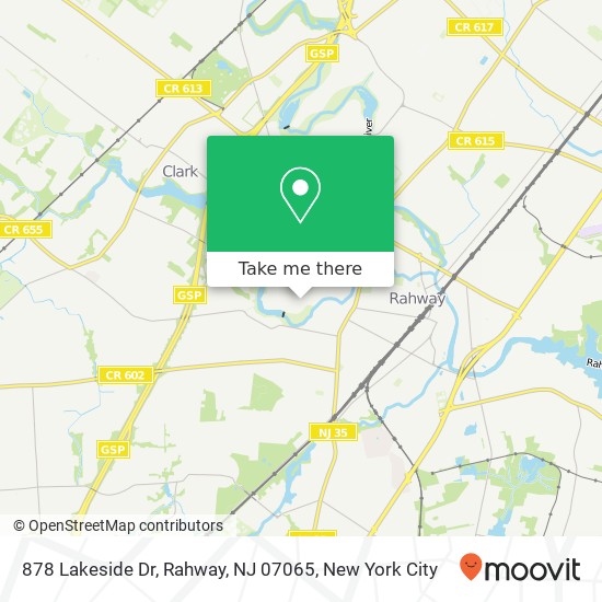 878 Lakeside Dr, Rahway, NJ 07065 map