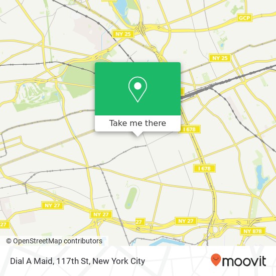 Dial A Maid, 117th St map