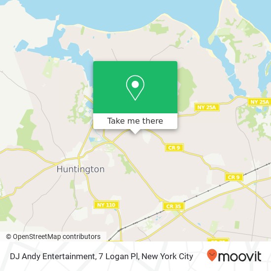 DJ Andy Entertainment, 7 Logan Pl map