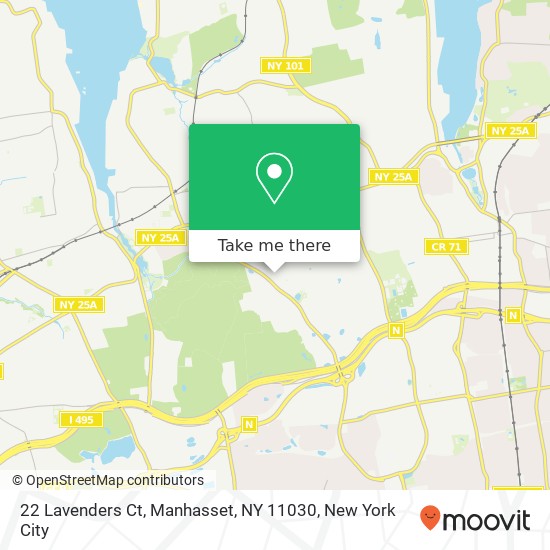 22 Lavenders Ct, Manhasset, NY 11030 map