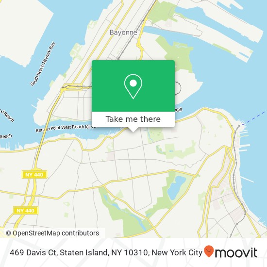 469 Davis Ct, Staten Island, NY 10310 map
