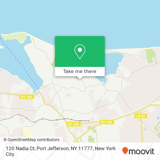 120 Nadia Ct, Port Jefferson, NY 11777 map