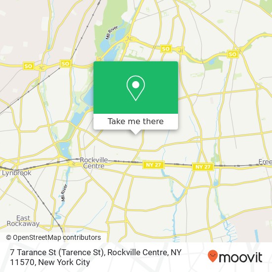 7 Tarance St (Tarence St), Rockville Centre, NY 11570 map
