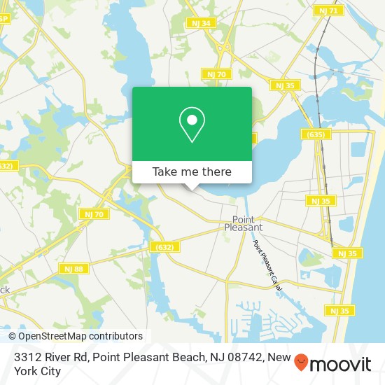 3312 River Rd, Point Pleasant Beach, NJ 08742 map