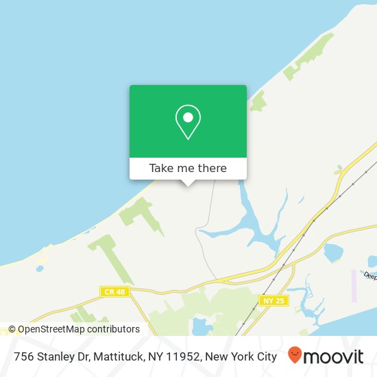 Mapa de 756 Stanley Dr, Mattituck, NY 11952