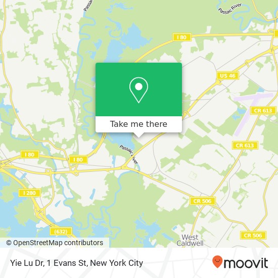 Mapa de Yie Lu Dr, 1 Evans St