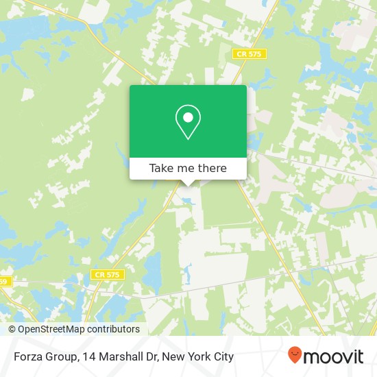 Mapa de Forza Group, 14 Marshall Dr