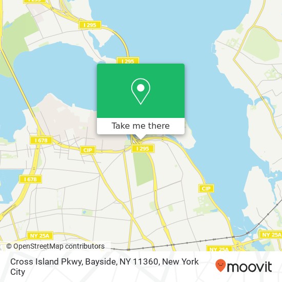 Mapa de Cross Island Pkwy, Bayside, NY 11360