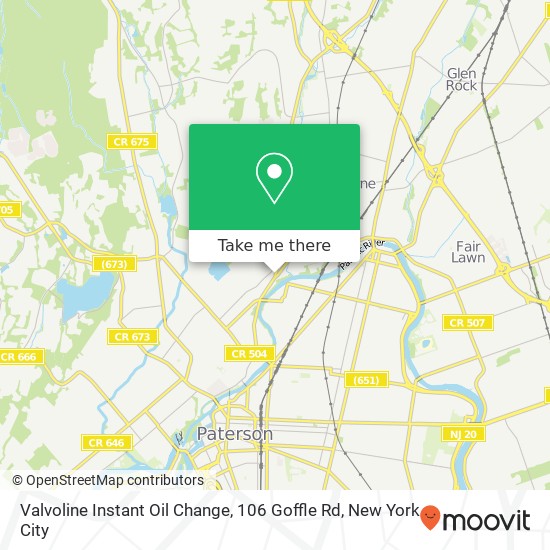 Valvoline Instant Oil Change, 106 Goffle Rd map