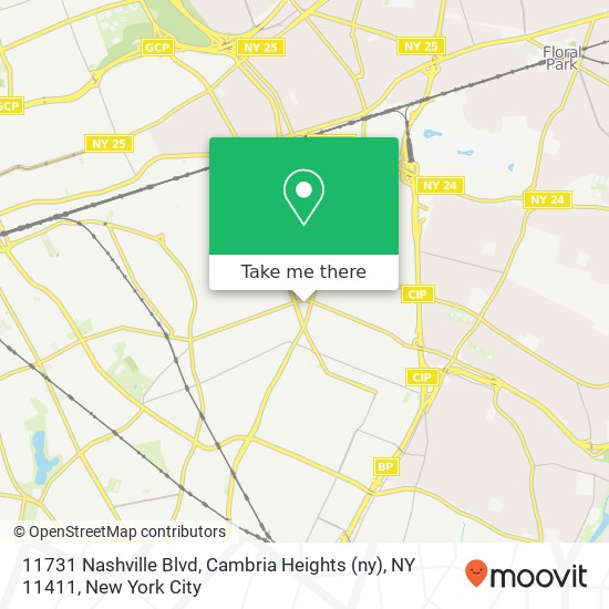 Mapa de 11731 Nashville Blvd, Cambria Heights (ny), NY 11411