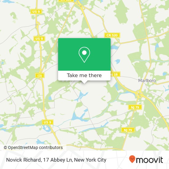 Novick Richard, 17 Abbey Ln map