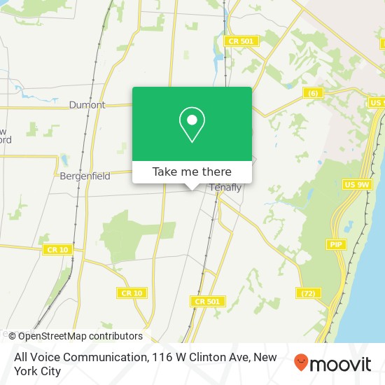 All Voice Communication, 116 W Clinton Ave map