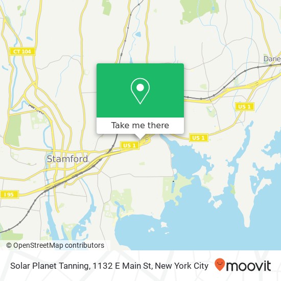 Mapa de Solar Planet Tanning, 1132 E Main St