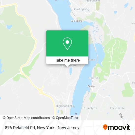 876 Delafield Rd map
