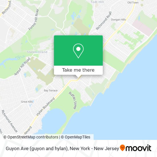 Mapa de Guyon Ave (guyon and hylan)