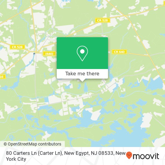 80 Carters Ln (Carter Ln), New Egypt, NJ 08533 map